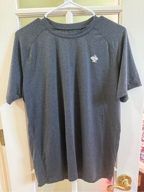 Rabbit Men's Performance Running Short Sleeve Shirt Gray medium NWOT (#60)